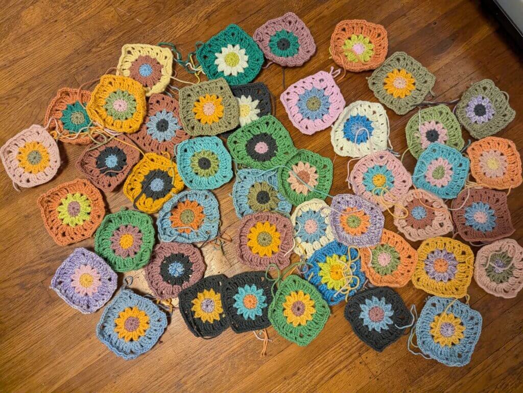 My crocheting project