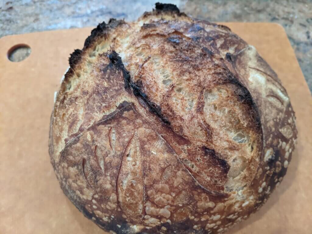 My tasty sourdough bread but it was very time consuming to make