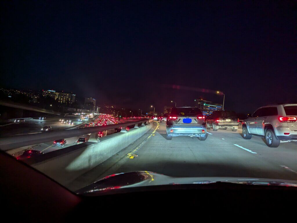 The commute home was usually stressful with the worry that I would be late picking up my children