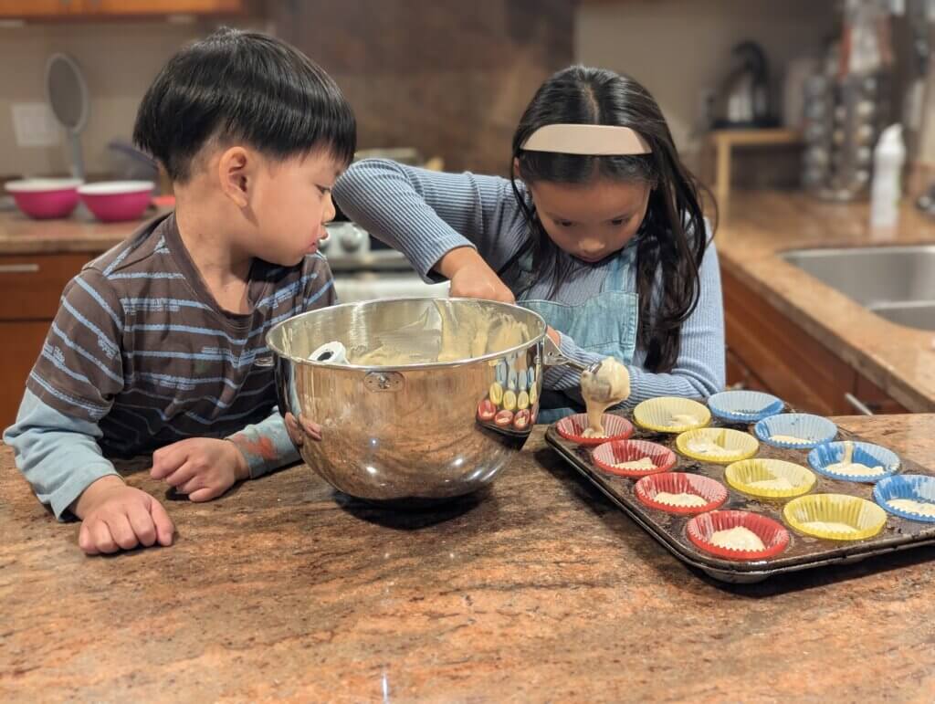 Baking with kids
