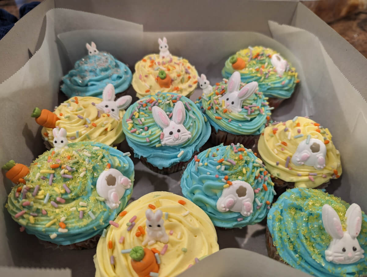 Easter cupcakes