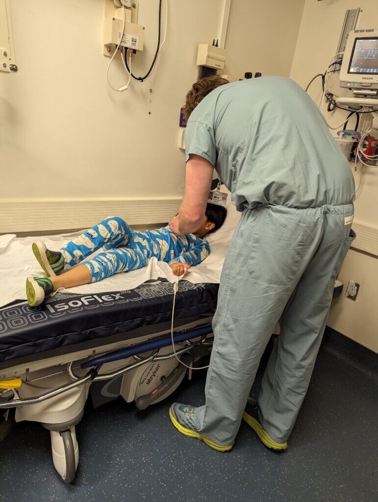 Finally being seen by a doctor