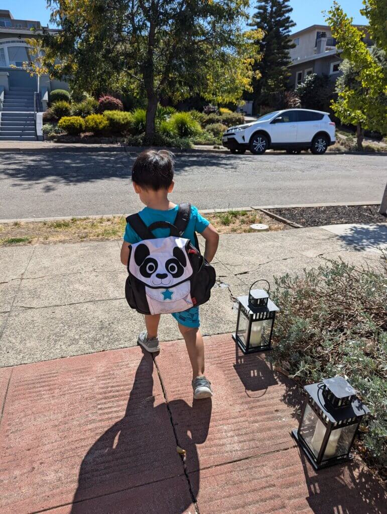 Sending the last child off to school -- Today will be MY writing day