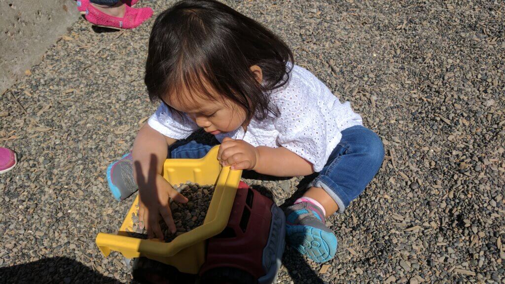 Summer Why does she like to play with trucks